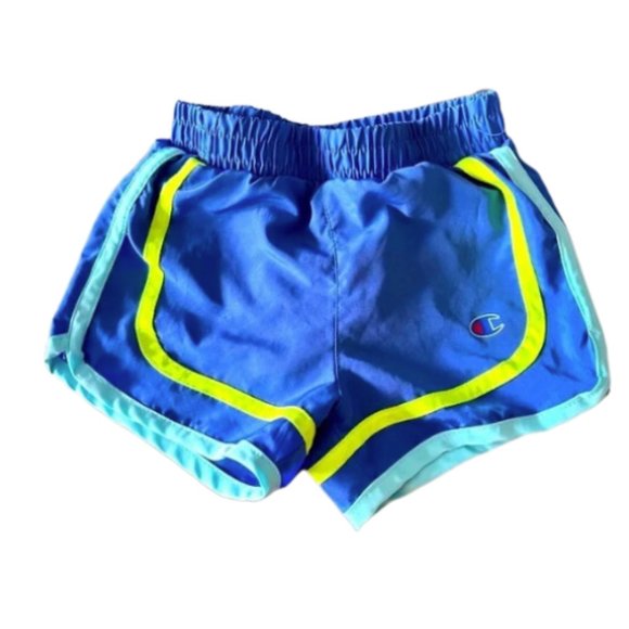 Champion Other - Girls Champion Running Shorts Purple/Lime SZ 2T